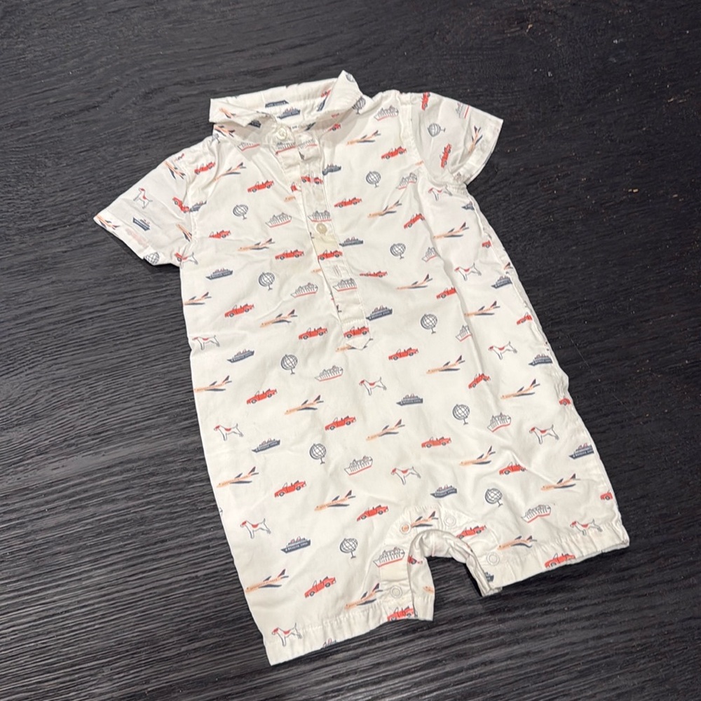 Janie and jack collard romper